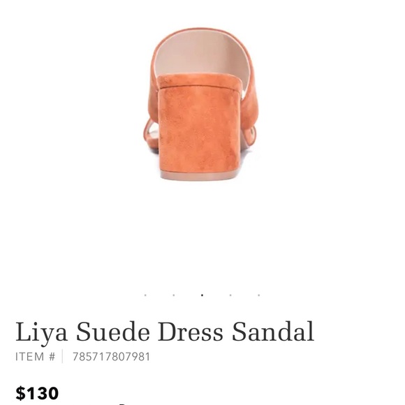 42Gold Libya Suede Dress Sandal, Size 7.5 - Picture 4 of 10